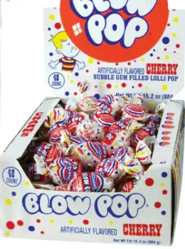 [Charms Blow Pop Cherry 48-0.65oz] Charms Blow Pop Cherry 48-0.65oz