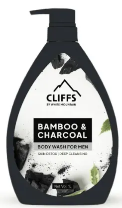 Cliffs Body Wash Bamboo and Charcoal 33.8 OZ