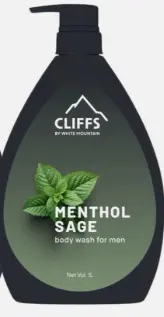 Cliffs Body Wash Menthol Sage 33.8 OZ