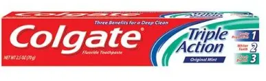 [Colgate Triple Action 6 Pack 2.5oz] Colgate Triple Action 6 Pack 2.5oz