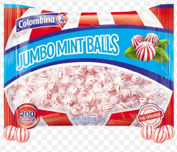 [Colombina Jumbo Mint Balls 200-15.5oz] Colombina Jumbo Mint Balls 200-15.5oz
