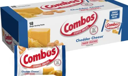 [Combos Cheddar Cheese Baked Cracker 18-1.8 Oz] Combos Cheddar Cheese Baked Cracker 18-1.8 Oz