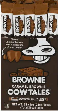 [Cow Tales Caramel Brownie 36-10 Oz] Cow Tales Caramel Brownie 36-10 Oz