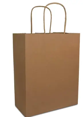 [Crown Brown Kraft 8x4x10 Bag 200 CT] Crown Brown Kraft 8x4x10 Bag 200 CT