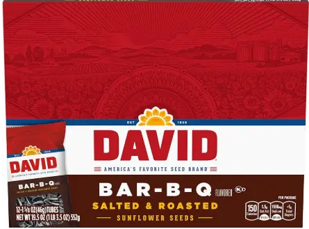 [David Tube Bags BBQ 12-1.62 Oz] David Tube Bags BBQ 12-1.62 Oz