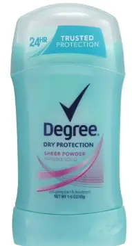 [Degree Sheer Powder 1.7 Oz 6 Pack] Degree Sheer Powder 1.7 Oz 6 Pack