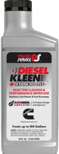 [Power Service Fuel Supplement + Cetane Boost 26 Oz] Diesel Kleen Power Service Fuel Supplement + Cetane Boost 26 Oz