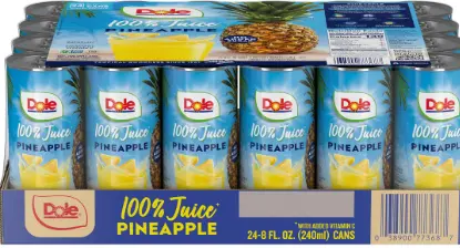 [Dole Pineapple Juice 24-8.4oz] Dole Pineapple Juice 24-8.4oz