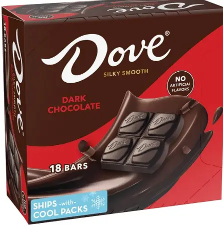 [Dove Dark Chocolate Single 18-1.44oz] Dove Dark Chocolate Single 18-1.44oz