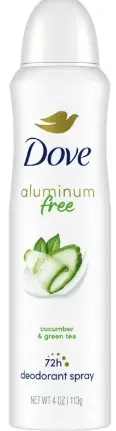 Dove Deo Spray Cucumber & Green Tea 250ml