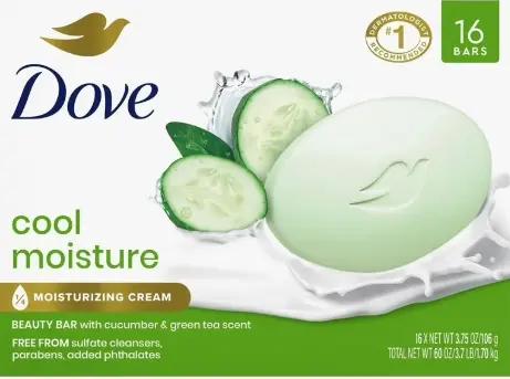 [Dove Soap Go Fresh Cucumber 4-100g] Dove Soap Go Fresh Cucumber 4-100g 4-Pack
