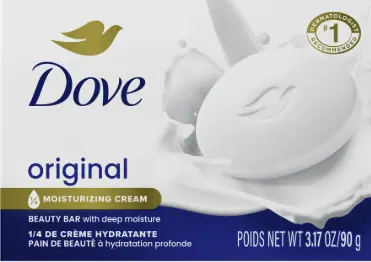[Dove Soap Original 4-100g] Dove Soap Original 4-100g 4-Pack