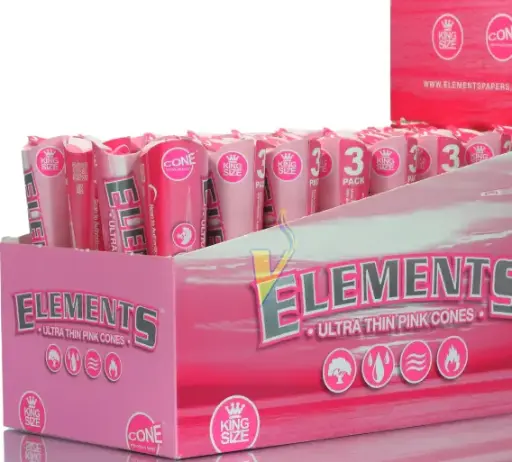 [Elements Pink Cone King Size 3-32] Elements Pink Cone King Size 3-32