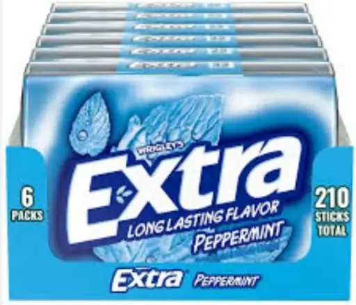 [Extra Gum Mega Peppermint 6-35 CT] Extra Gum Mega Peppermint 6-35 CT