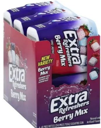 [Extra Refreshers Berry Mix 6-40 CT] Extra Refreshers Berry Mix 6-40 CT
