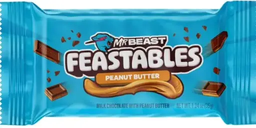 [Feastables Peanut Butter 24-1.2 Oz] Feastables Peanut Butter 24-1.2 Oz