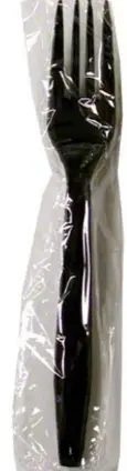 [Forks Heavy Wrapped Black 1000 Pcs] Forks Heavy Wrapped Black 1000 Pcs