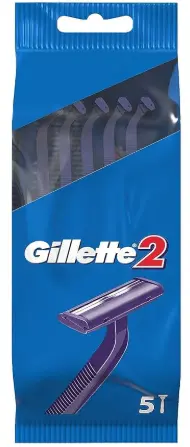 [Gillette 2 Razor 5ct] Gillette 2 Razor 5ct