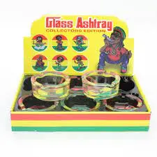 Glass Ashtray Super Bee 6ct