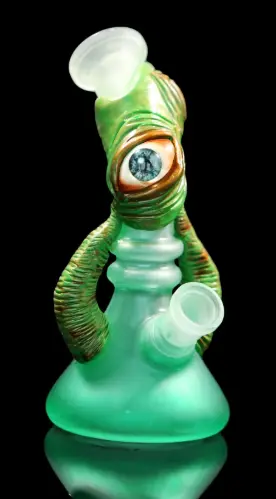 [Glass Water Pipe 3D Stained] Eye Ball Glass Water Pipe 3D Stained