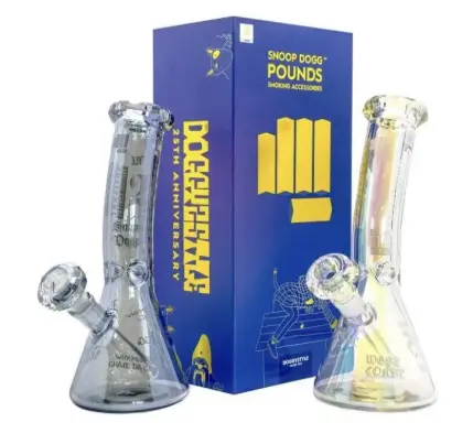 [Glass Pipe Doggy Style Blue] Snoop Dog Glass Water Pipe Doggy Style Blue