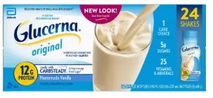 [Glucerina Original Vanilla 24-8oz] Glucerina Original Vanilla 24-8oz