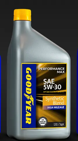 Goodyear Synthetic Blend 5W30 Motor Oil 12/1 Qts