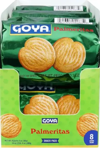 [Goya Palmeritas Cookies 8-3.5 Oz] Goya Palmeritas Cookies 8-3.5 Oz