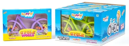[Hoppin Candy Toy Cycle World 6-1.94oz] Hoppin Candy Toy Cycle World 6-1.94oz