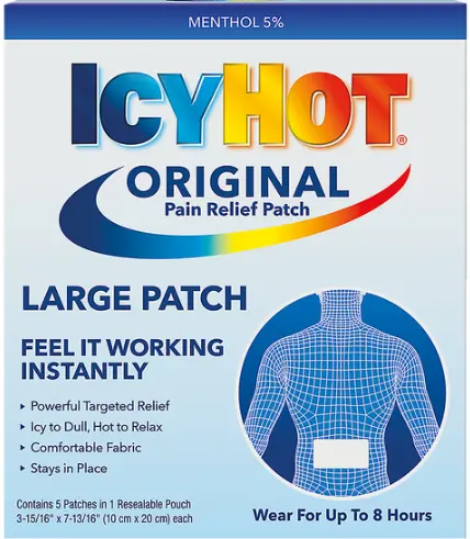 [Icy Hot Original Patch 5ct 4pk] Icy Hot Original Patch 5ct - Single Pack