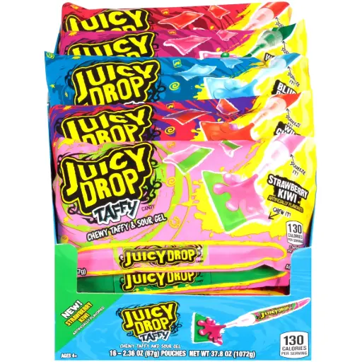 Juicy Drop Taffy 16-2.36oz