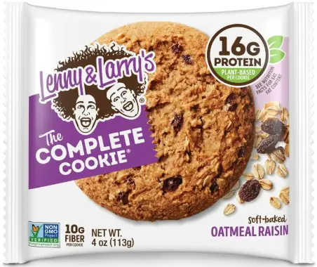 [Lenny & Larry's Oatmeal Rasin 12-4oz] Lenny & Larry's Oatmeal Rasin 12-4oz