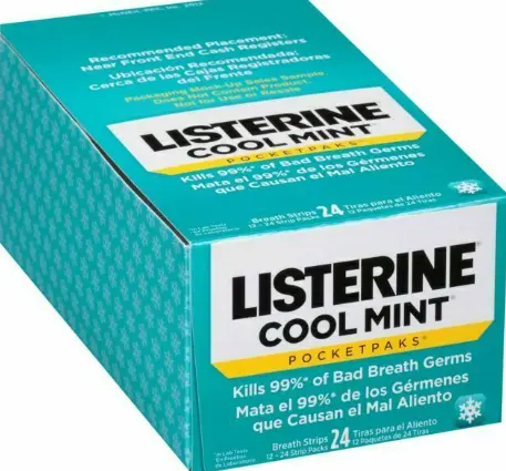 [Listerine Pocketpaks Cool Mint 24ct] Listerine Pocketpaks Cool Mint 24ct