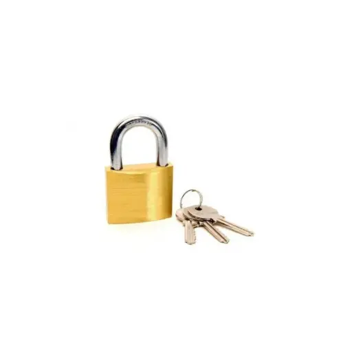 Lockman Brass Padlock 25mm