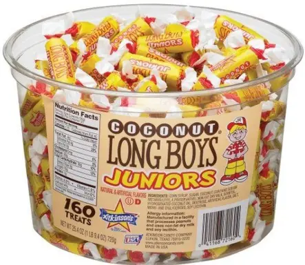 [Long Boy Coconut Jar 130-12 Oz] Long Boy Coconut Jar 130-12 Oz