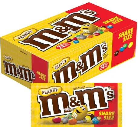 M&M'S Peanut King Size 24-3.27oz
