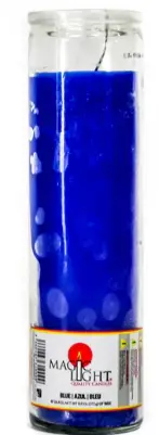 [Magic Light Glass Candle Blue 12ct] Magic Light Glass Candle Blue 12ct