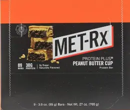 [Met-rx Peanut Butter Cup 9-3.52oz] Met-rx Peanut Butter Cup 9-3.52oz