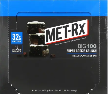 [Met-rx Super Cookie Crunch 9-3.52oz] Met-rx Super Cookie Crunch 9-3.52oz