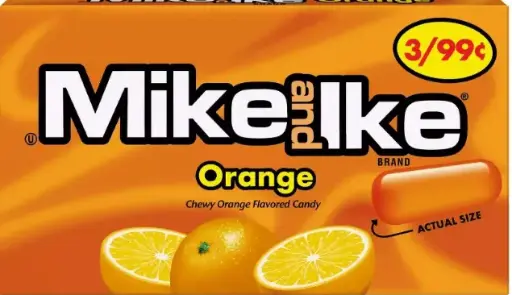 Mike & Ike Orange 24-0.78 Oz