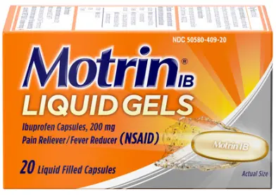 [Motrin Liquigels 20ct] Motrin Liquigels 20ct 6-Pack