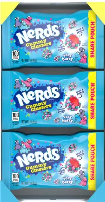 [Nerds Gummy Clusters Very Berry Share Size 12ct] Nerds Gummy Clusters Very Berry Share Size 12ct
