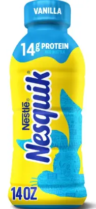 [Nesquick 14 Oz Bottle - Vanilla] Nesquik 14 Oz Bottle - Vanilla