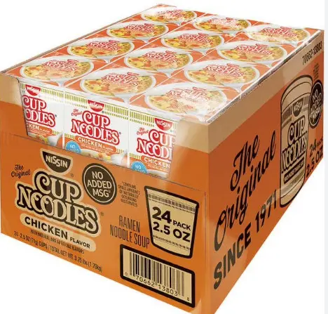 [Nissin Cup Noodles Soup Chicken Cup 24-2.5 Oz] Nissin Cup Noodles Soup Chicken Cup 24-2.5 Oz