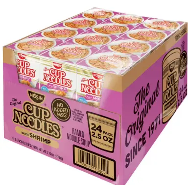 [Nissin Cup Noodles Soup Shrimp Cup 24-2.5 Oz] Nissin Cup Noodles Soup Shrimp Cup 24-2.5 Oz