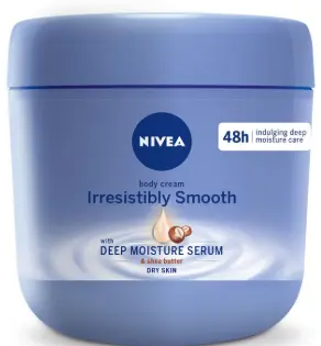 [Nivea Body Cream Irresistibly Smooth 400ml] Nivea Body Cream Irresistibly Smooth 400ml - Single