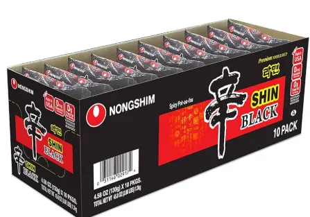 [Nonhshim Shin Black W Beef 16-4.5oz] Nonhshim Shin Black W Beef 16-4.5oz