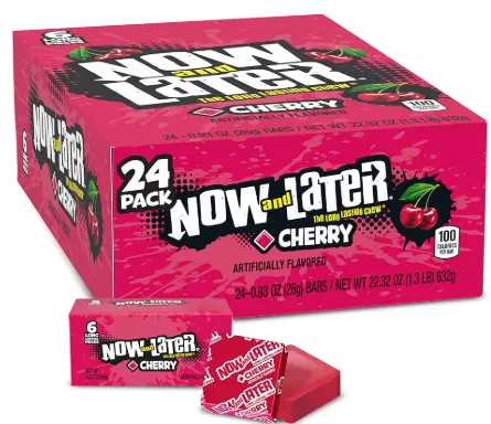 [Now & Later Cherry 24-0.93 Oz] Now & Later Cherry 24-0.93 Oz