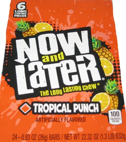 [Now & Later Tropical Punch 24-0.93oz] Now & Later Tropical Punch 24-0.93oz