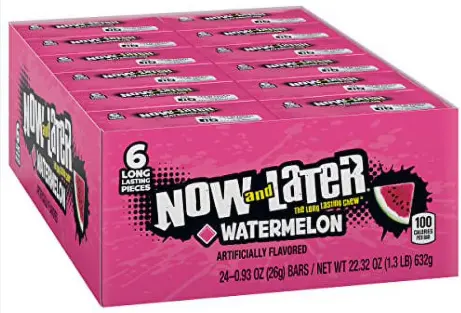 [Now & Later Watermelon 24-0.93oz] Now & Later Watermelon 24-0.93oz
